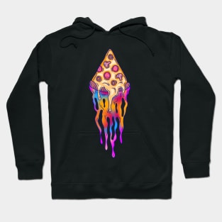 The Melting pizza rainbow Hoodie